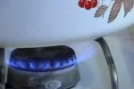 газ, плита, газ на плиті