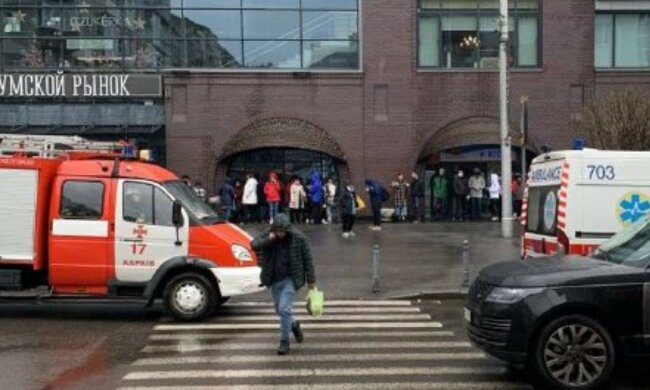 Эвакуировали 400 человек: ЧП на крупном харьковском рынке, слетелись оперативники