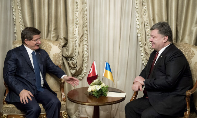 Порошенко Давутоглу Украина Турция