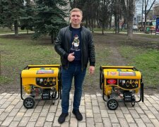 Андрій Андрєєв та київські волонтери надали ЗСУ два генератори ті ударний дрон