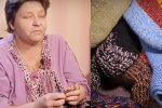 Щоб їм було тепло: незряча мама захисника країни в’яже шкарпетки воїнам, зворушливі фото