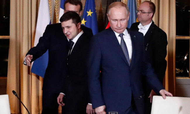 зеленский, путин