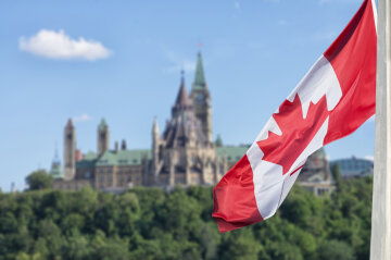 Канада, флаг, парламент