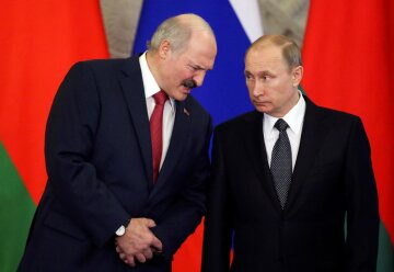 Олександр Лукашенко і Володимир Путін