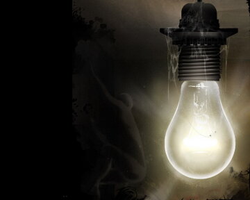 темнота свет электричество лампочка