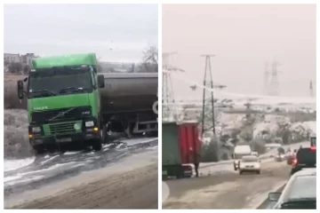 Сильнейший гололед сковал Одесскую область, фуры слетают с дороги: кадры ЧП