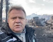 ВСУ уничтожили огромную колонну техники агрессора под Киевом: мэр Бучи поделился кадрами