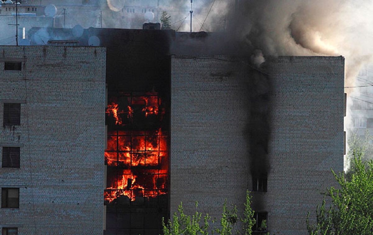 Пожар в 3 общежитии