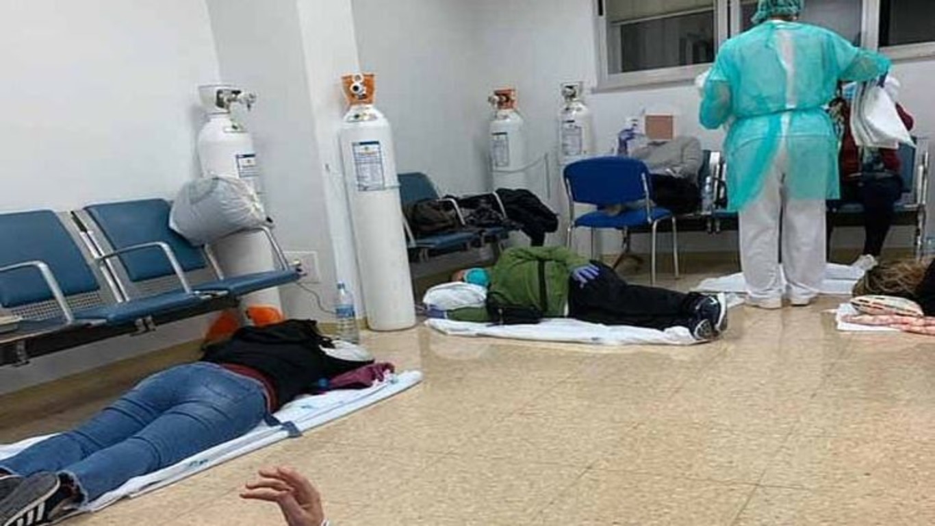 Мёртвые пациенты в больнице Италии