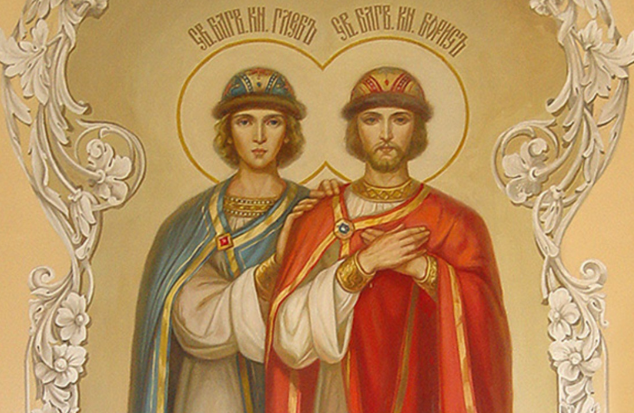 Небесные покровители семьи. Икона святых благоверных князей Бориса и Глеба.